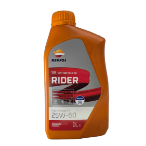 Aceite Repsol Rider High Mileage 4T 25W-60 Mineral (1 Litro)