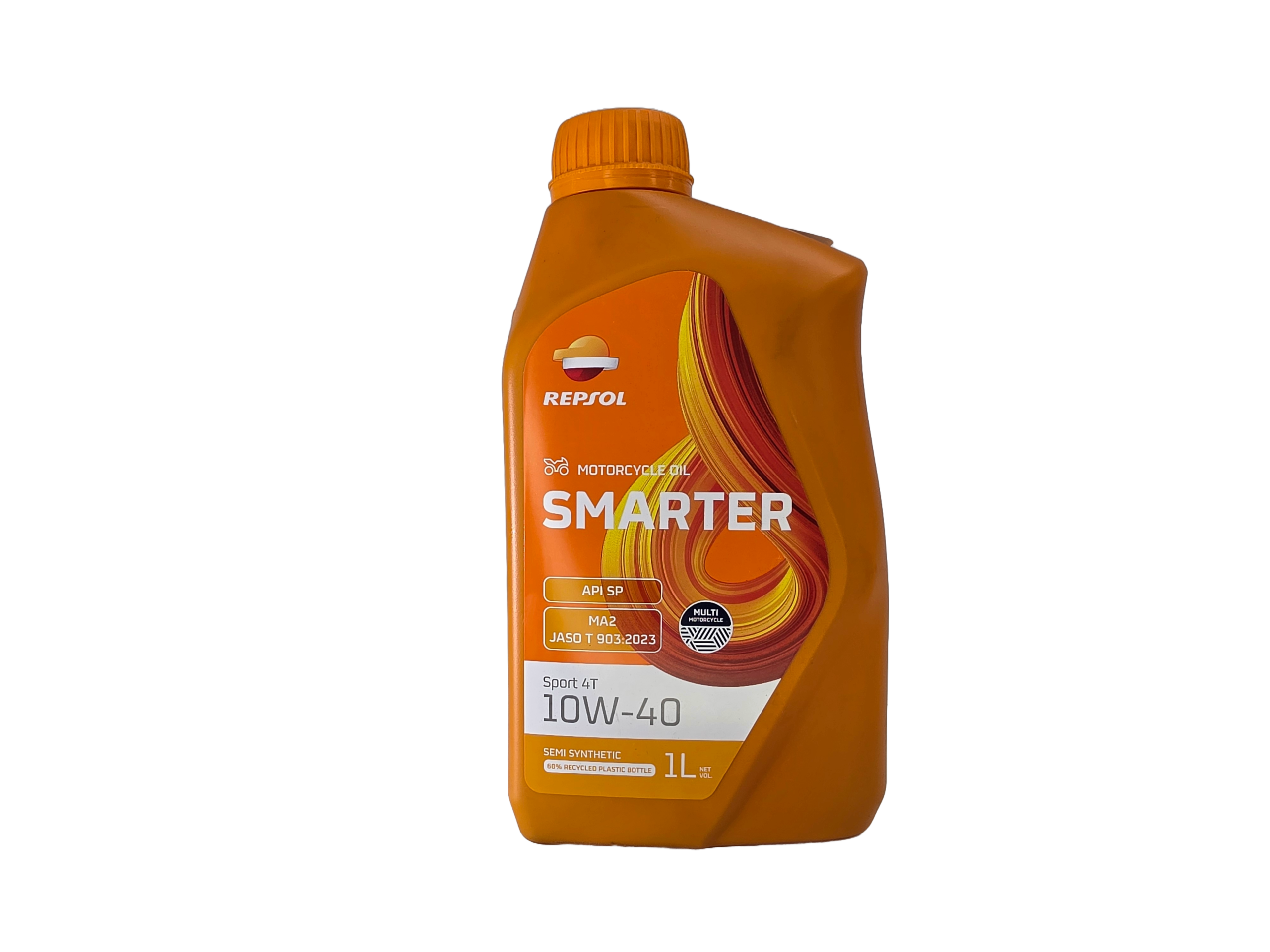 Aceite Repsol Smarter Sport 4T 10W-40 Semisintético (1 Litro)