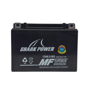 Batería de Gel para Motocicleta Shark Power 12N6.5-BS (12V 6.5Ah)