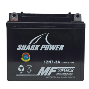 Batería de Gel para Motocicleta Shark Power 12N7-3A (12V 7Ah)