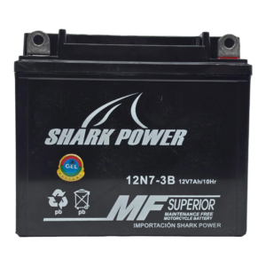 Batería de Gel para Motocicleta Shark Power 12N7-3B (12V 7Ah)