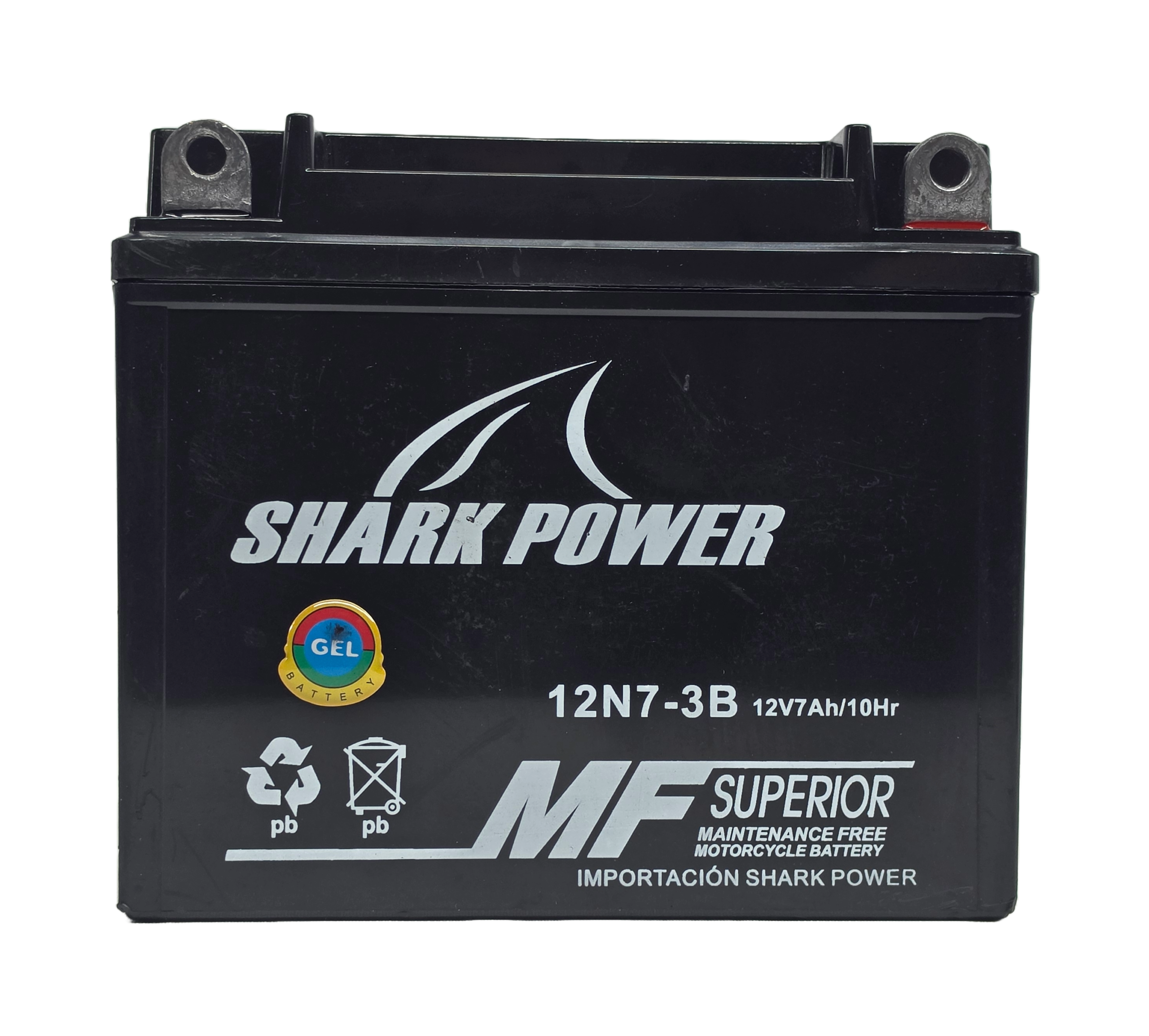 Batería de Gel para Motocicleta Shark Power 12N7-3B (12V 7Ah)