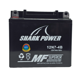Batería de Gel para Motocicleta Shark Power 12N7-4B (12V 7Ah)