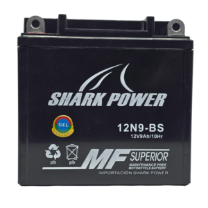 Batería de Gel para Motocicleta Shark Power 12N9-BS (12V 9Ah)