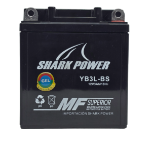 Batería de Gel para Motocicleta Shark Power YB3L-BS (12V 3Ah)