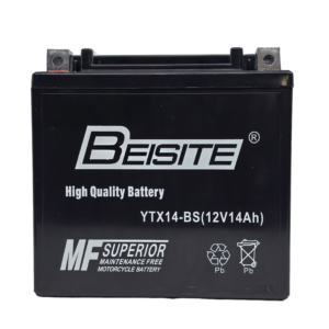 Batería para Motocicleta BEISITE YTX14-BS (12V 14Ah)