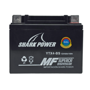 Batería de Gel para Motocicleta Shark Power YTX4-BS (12V 4Ah)