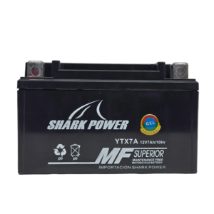 Batería de Gel para Motocicleta Shark Power YTX7A (12V 7Ah)